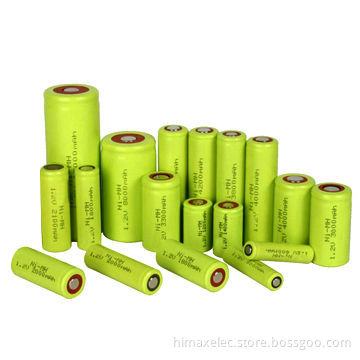 OEM NiMH Battery AA, AAA, SC, C,D, F Size, 600-12,000mAh